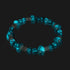 Teal | .925 Sterling Silver | Deluxe Firefly Glass Mushroom Bracelet
